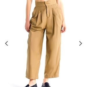 Lattelier High Waisted Pleated Pants